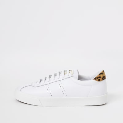 superga white womens trainers