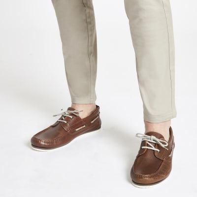 river island mens boat shoes