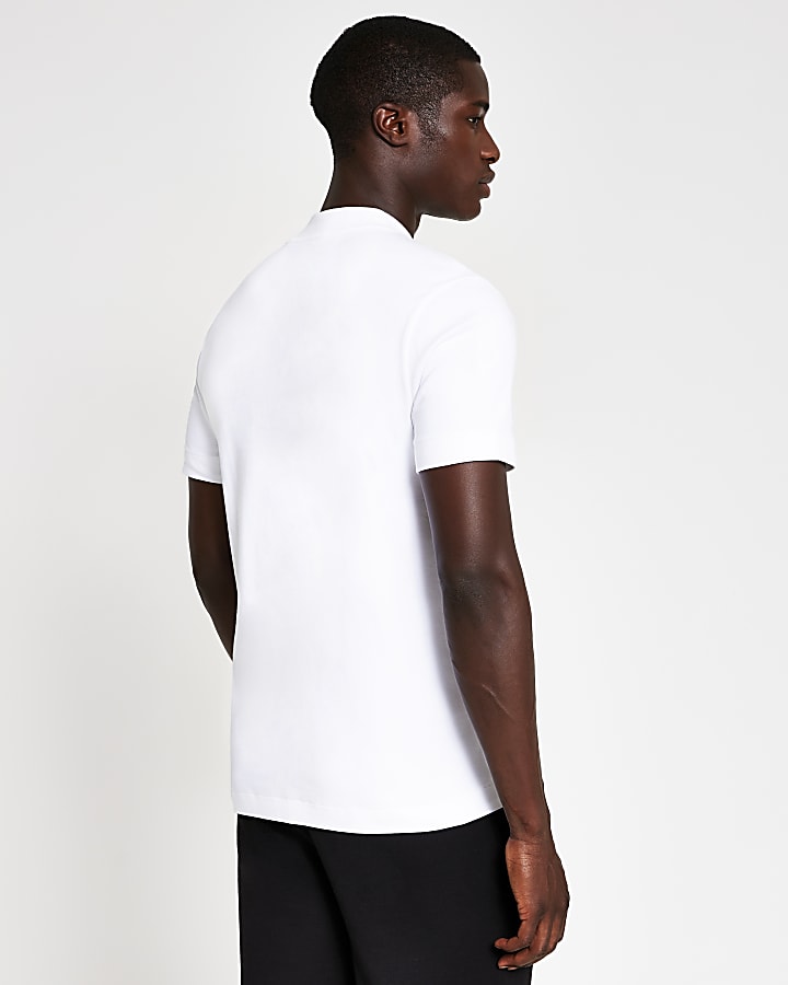 White & black multipack premium slim t-shirts
