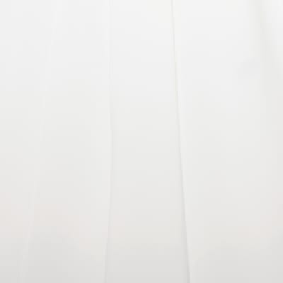 White bandeau jumpsuit