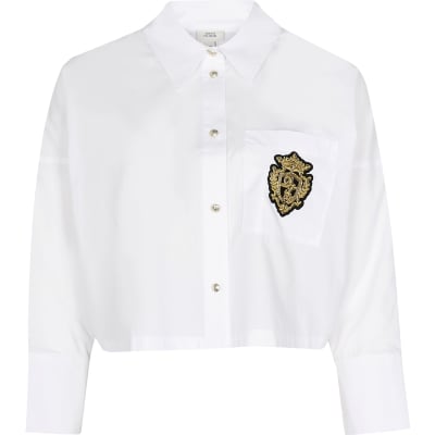 white batwing shirt