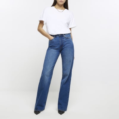 White boyfriend tshirt River Island