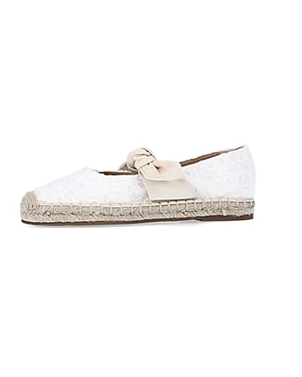 360 degree animation of product White broderie espadrilles frame-2