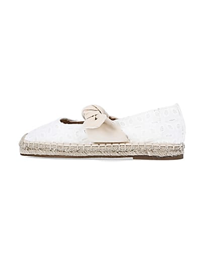 360 degree animation of product White broderie espadrilles frame-4