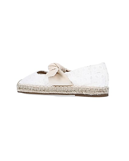 360 degree animation of product White broderie espadrilles frame-5