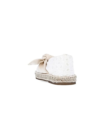 360 degree animation of product White broderie espadrilles frame-8