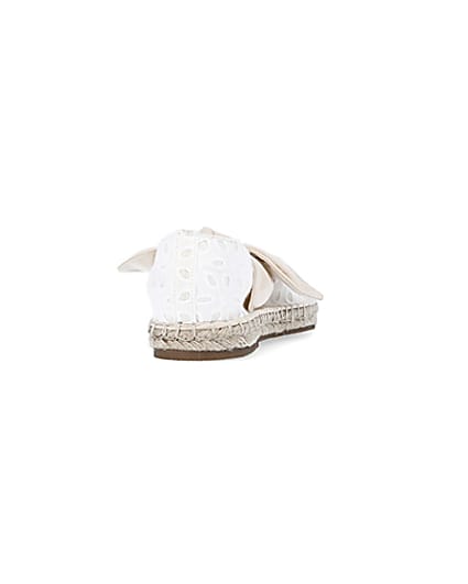 360 degree animation of product White broderie espadrilles frame-10