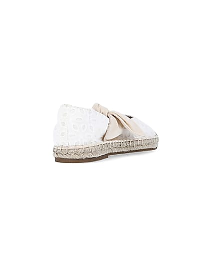 360 degree animation of product White broderie espadrilles frame-11