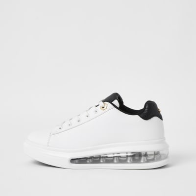 river island ladies white trainers