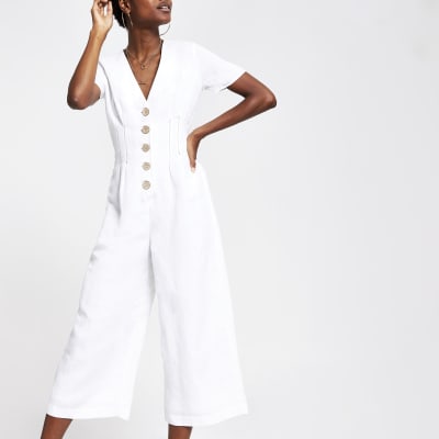 white jumpsuit river island