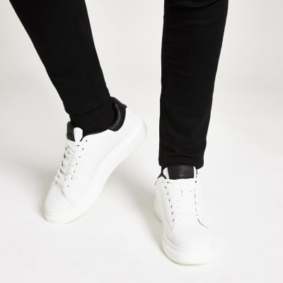 river island black chunky trainers
