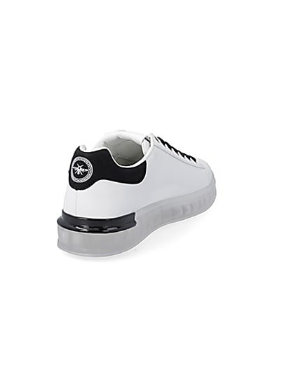 360 degree animation of product White chunky sole trainers frame-11