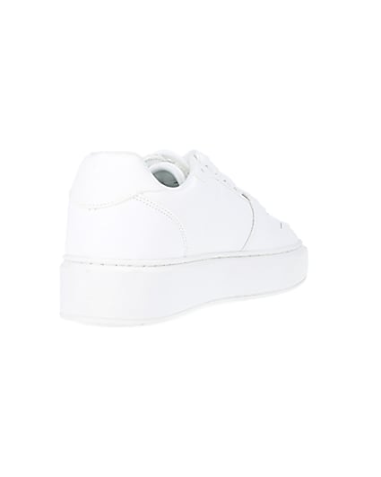 360 degree animation of product White chunky trainers frame-11