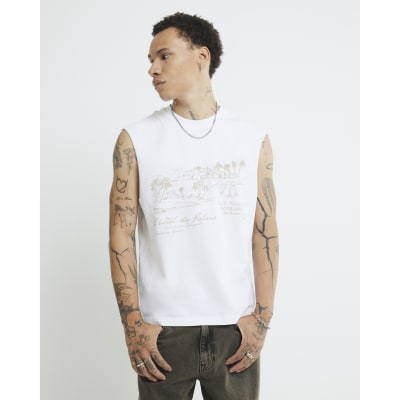 White Club Marocain Tank Top