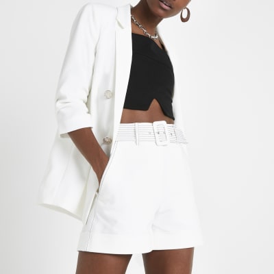 river island shorts and blazer