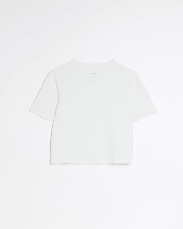 White crop t-shirt