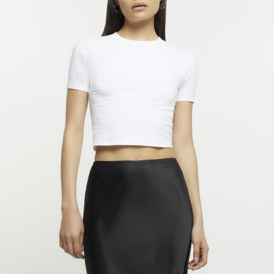 White crop t-shirt