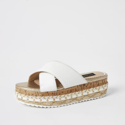 wide fit slip on sandals