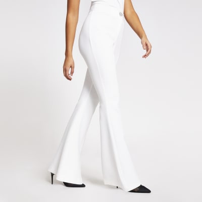 river island white trousers