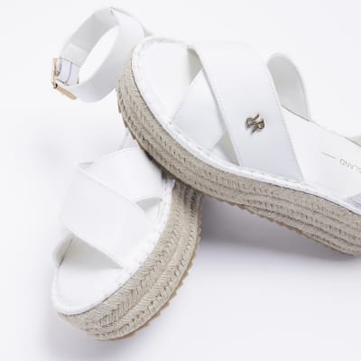 River island store white espadrilles