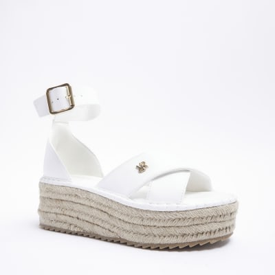 River island store white espadrilles