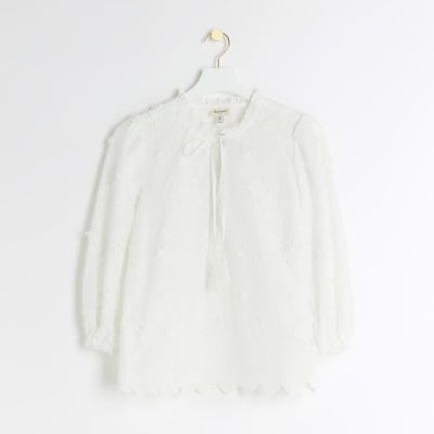 River island best sale ladies white blouses