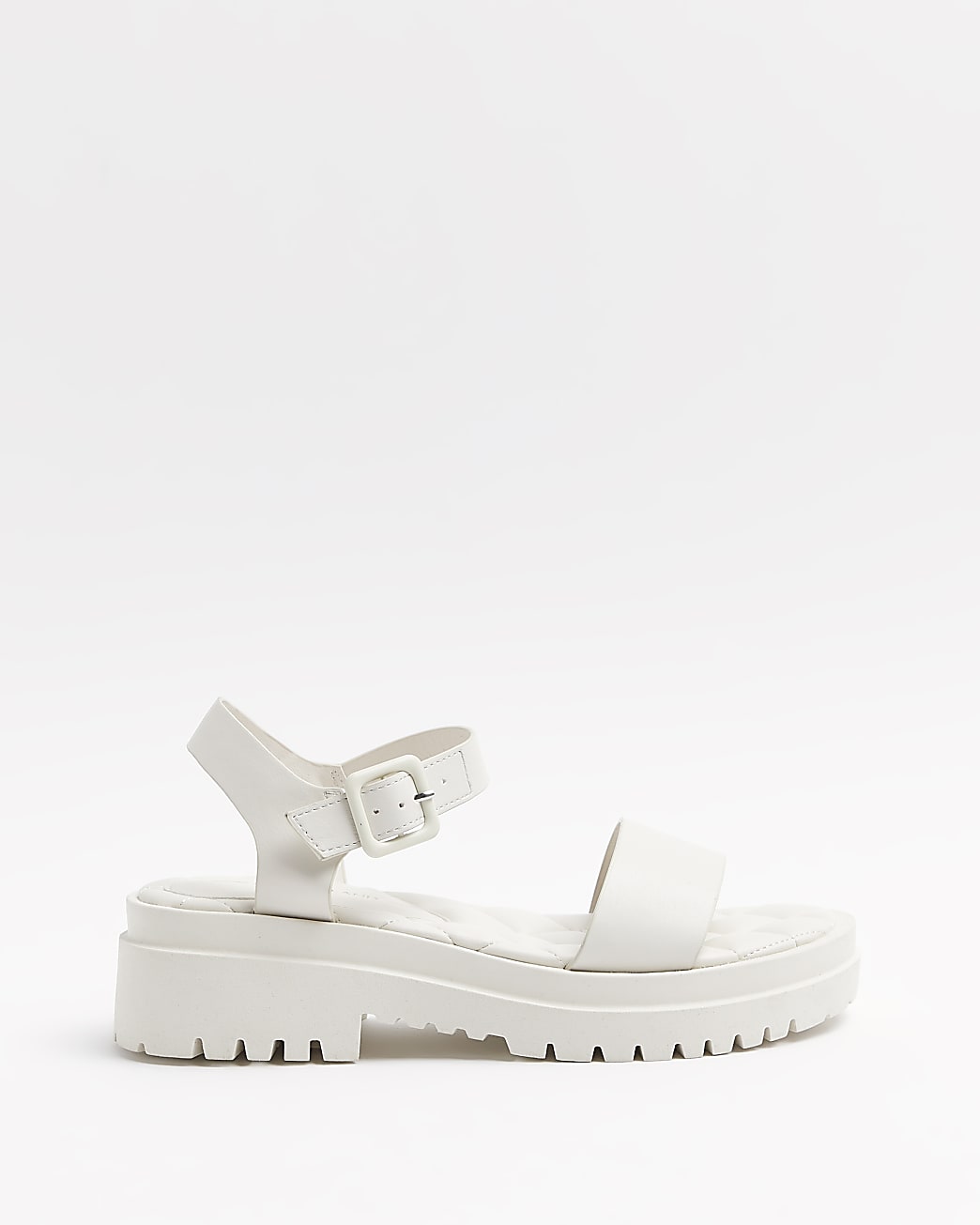riverisland.com | White flatform sandals
