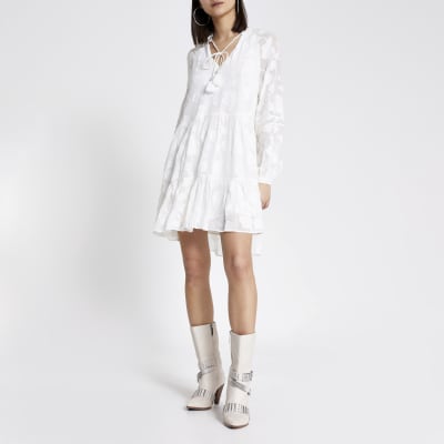 river island smock dress