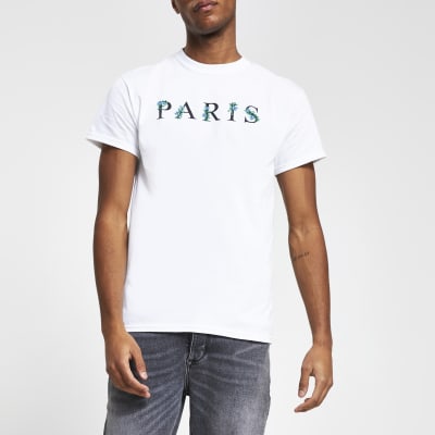 white paris t shirt