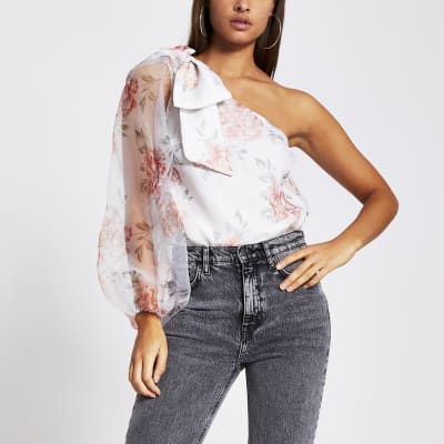 h&m organza top