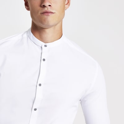 muscle fit shirts river island