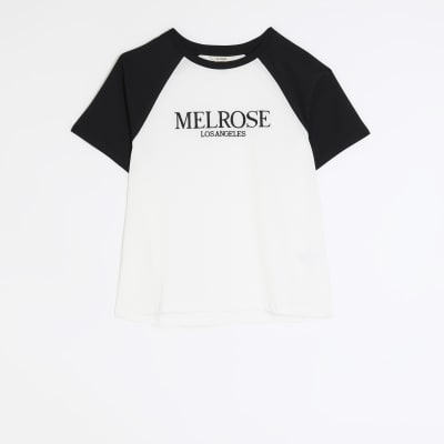 White graphic tshirt River Island