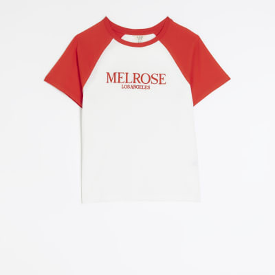 White graphic tshirt River Island