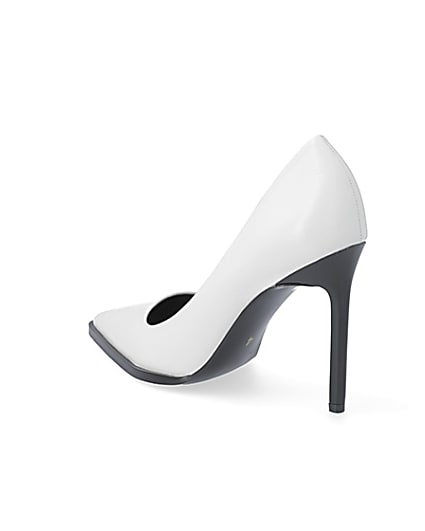 360 degree animation of product White high heeled court shorts frame-6