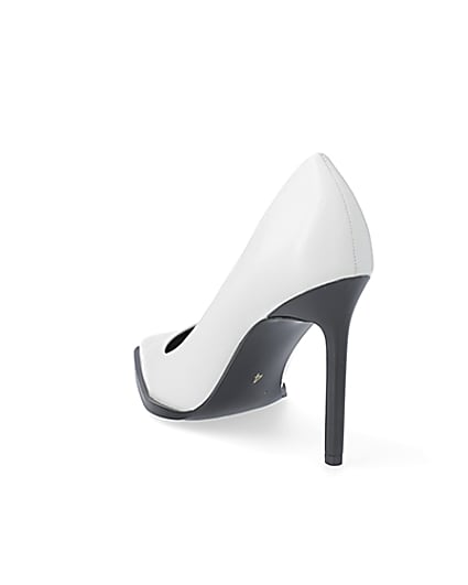 360 degree animation of product White high heeled court shorts frame-7