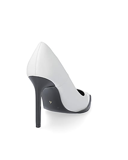 360 degree animation of product White high heeled court shorts frame-11