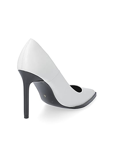 360 degree animation of product White high heeled court shorts frame-12