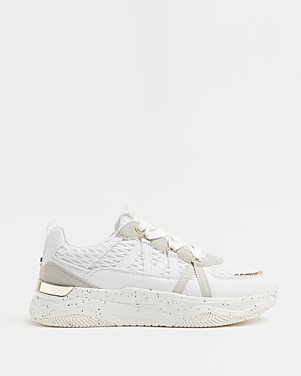 White hiker trainers