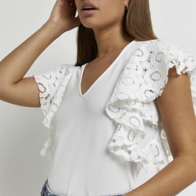 frill lace top