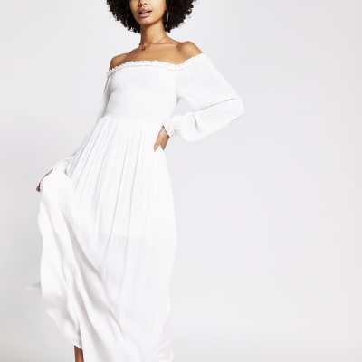 dress white long sleeve