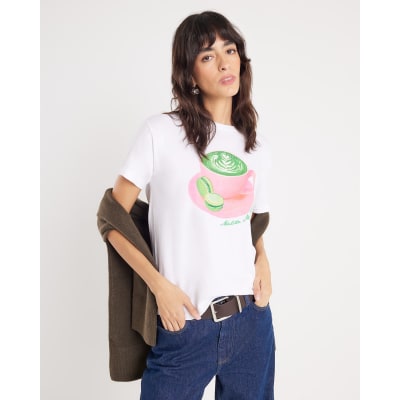 White Matcha Latte Youth T-shirt