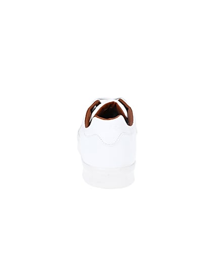 360 degree animation of product White mesh detail trainers frame-9