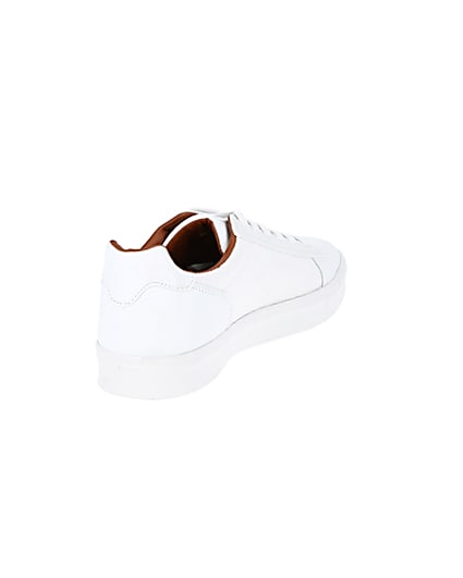 360 degree animation of product White mesh detail trainers frame-11