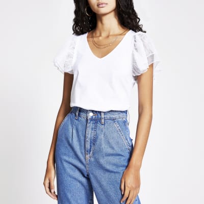 river island mesh t shirt