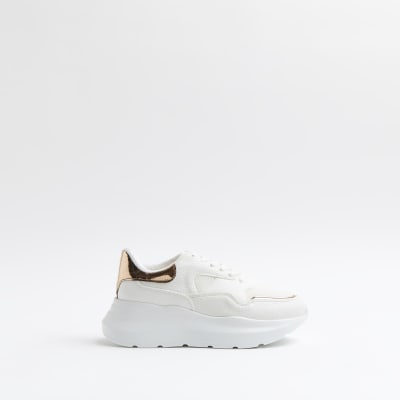 river island white chunky trainers