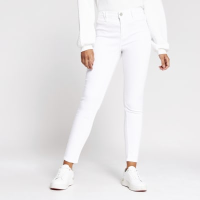 river island white molly jeans