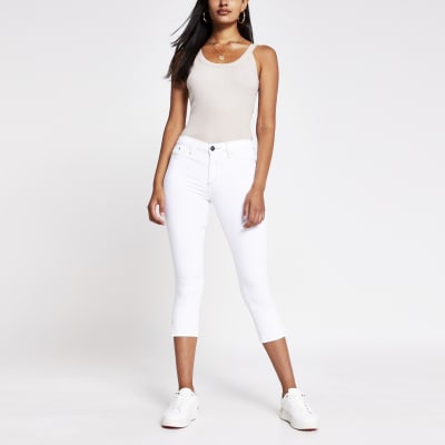 river island molly white jeans