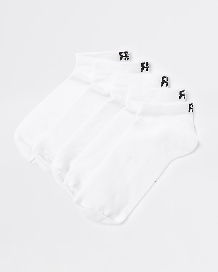 White multipack RR trainer socks