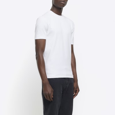 Plain white t shirt hotsell river island