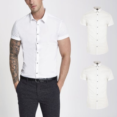 short sleeve shirt with jeans